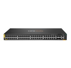HPE Aruba Networking CX 6200F 48G Class-4 PoE 4SFP 370W Géré L3 Gigabit Ethernet (10/100/1000) Connexion Ethernet, supportant l'alimentation via ce port (PoE) 1U