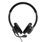 Port Designs 912001 casque Avec fil Arceau Bureau/Centre d'appels USB Type-C / USB Type-A Noir