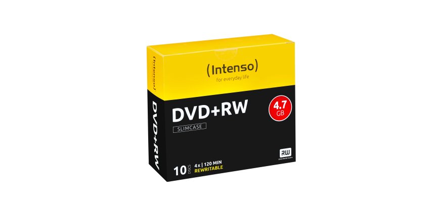 Intenso DVD+RW 4.7GB, 4x 4,7 GB 10 pz