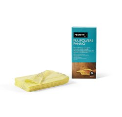 Panno Pulipolvere - con oli minerali - 45x30 cm - giallo - Perfetto - conf. 10 pezzi
