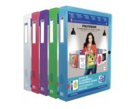 Boîte classement elba polypropylène polyvision translucide 7/10e a4 24x32cm dos 4cm assortis