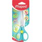 Maped 473110 stationery/craft scissors Art & Craft scissors Straight cut Stainless steel, Turquoise, Yellow