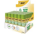 Colle bic  ecolutions  glue stick - lavable - colle le    papier et le carton -tube de  8 gr boite de 30