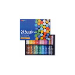 Pastels a l'huile ronds oz mungyo boite 36 unites        coloris assortis