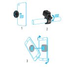 Mobilis 044002 support Support passif Mobile/smartphone, Tablette / UMPC Noir