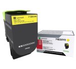 Lexmark 71B0040 Cartouche de toner 1 pièce(s) Original Jaune