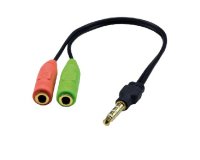 MCL CG-705 câble audio 0,2 m 3,5mm 2 x 3.5mm Noir