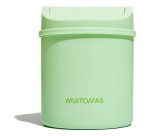 Muitomas DESKBINGN trash can Round Plastic Green