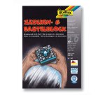 Papier dessin folia a4 130g/m2 unicolore noir paquet 20f