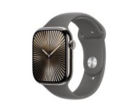 Apple Watch Series 10 OLED 46 mm Digital 416 x 496 Pixeles Pantalla táctil 4G Titanio Wifi GPS (satélite)