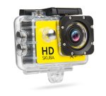 Hamlet Exagerate Skuba Action Cam action camera HD con schermo LCD da 2 pollici con custodia impermeabile de manico galleggiante