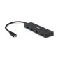 Hamlet XHUB4031TC interface hub USB 3.2 Gen 2 (3.1 Gen 2) Type-C 5000 Mbit/s Black