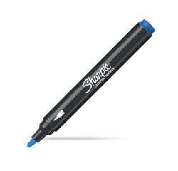 Marqueur sharpie creatif pointe ogive trait 2,5mm      encre acrylique coloris bleu