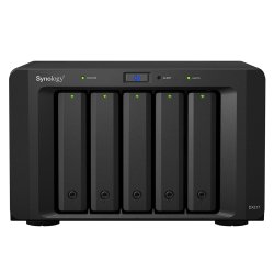 Synology DX517 boîtier de disques 0 To Bureau Noir