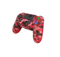 Dragonshock Mizar Camouflage, Red Bluetooth Gamepad Analogue / Digital PlayStation 4