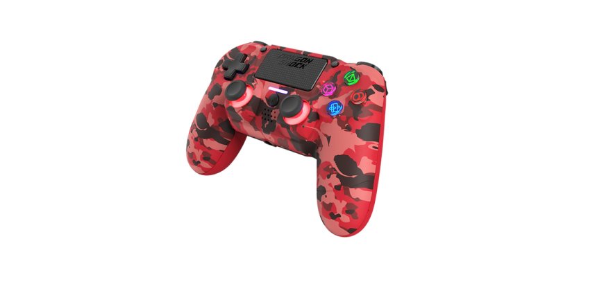 Dragonshock Mizar Mimetico, Rosso Bluetooth Gamepad Analogico/Digitale PlayStation 4