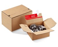 Carton à fond automatique avec une fermeture