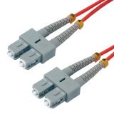 MCL SC/SC câble InfiniBand et à fibres optiques 1 m Gris, Rouge