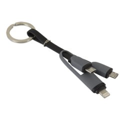 Atlantis Land P019-RC-MLMM USB cable Micro-USB B Micro-USB B/Lightning Black, Grey