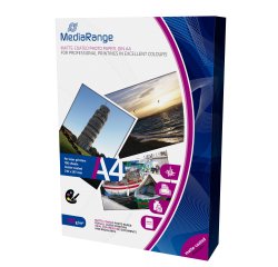 MediaRange MRINK106 pak fotopapier A4 Wit Mat