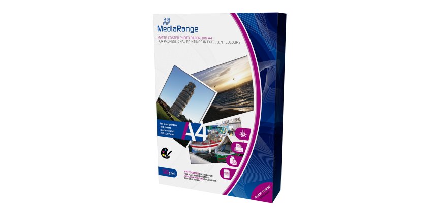 MediaRange MRINK106 pak fotopapier A4 Wit Mat
