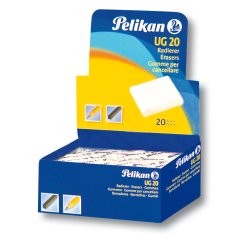 Gomma pane UG20 - bianca - per carboncino e gesso - Pelikan - conf. 20 pezzi