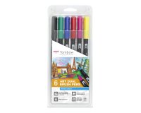 Feutre double pointe 'ABT DUAL BRUSH PEN', couleurs