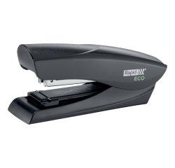 Agrafeuse rapid flatclinch f25socle eco plastique recyclé 25 feuilles agrafes 24/6 et 26/6 coloris noir