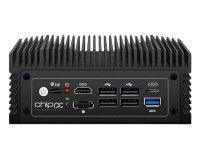 Chip PC ID PC 4 LAN Intel® N N100 8 Go DDR4-SDRAM 256 Go SSD Windows 11 Pro Mini PC Noir