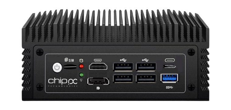 Chip PC ID PC 4 LAN Intel® N N100 8 Go DDR4-SDRAM 256 Go SSD Windows 11 Pro Mini PC Noir