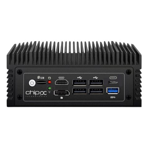 Chip PC ID PC 4 LAN Intel® N N100 8 Go DDR4-SDRAM 256 Go SSD Windows 11 Pro Mini PC Noir