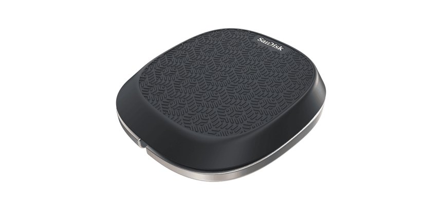 SanDisk iXpand Base Smartphone, Tablette Noir, Argent CC Charge rapide Intérieure