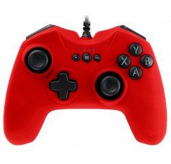 NACON GC-100XF Negro, Rojo USB Gamepad Analógico/Digital PC