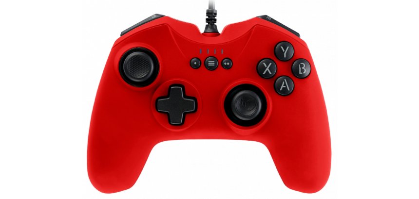 NACON GC-100XF Negro, Rojo USB Gamepad Analógico/Digital PC