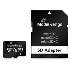 MediaRange MR947 flashgeheugen 512 GB MicroSDXC UHS-I Klasse 10
