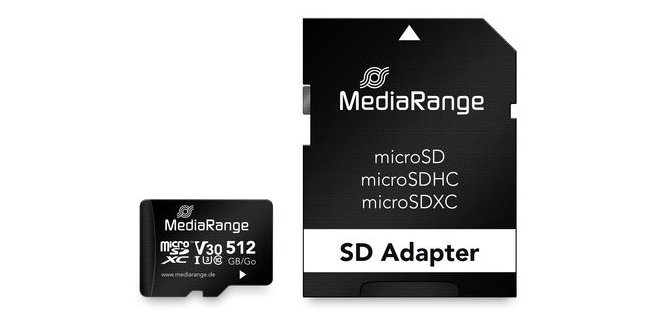 MediaRange MR947 Flash-Speicher 512 GB MicroSDXC UHS-I Klasse 10