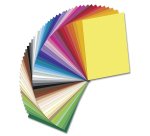 Carton pour photomontages folia 300g/m2 certifie pefc   ange bleu 50 feuilles cartonnees 250x350mm coloris assortis