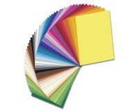 Carton pour photomontages folia 300g/m2 certifie pefc   ange bleu 50 feuilles cartonnees 250x350mm coloris assortis