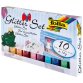 Poudre pailletée folia tube 14g 10 couleurs assorties 10 unités