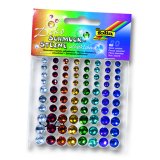 Bijou en pierre folia rainbow auto-adhesif paquet de 80 pièces
