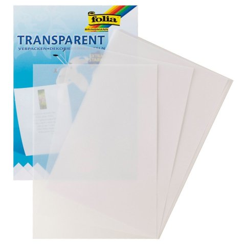 Papier calque folia a4 115g transparent pochette 10f
