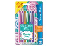 Rotulador de fibra Paper Mate Flair Candy POP escritura media - Estuche de 6