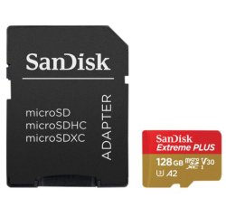 SanDisk Extreme PLUS 128 Go MicroSDXC Classe 10