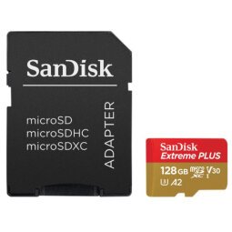 SanDisk Extreme PLUS 128 Go MicroSDXC Classe 10