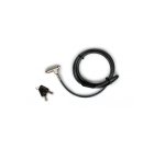 Port Designs 901215 câble antivol Noir, Argent 1,55 m