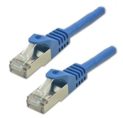 MCL FCC7BMSHF-2M/B câble de réseau Bleu Cat7 S/FTP (S-STP) Rond