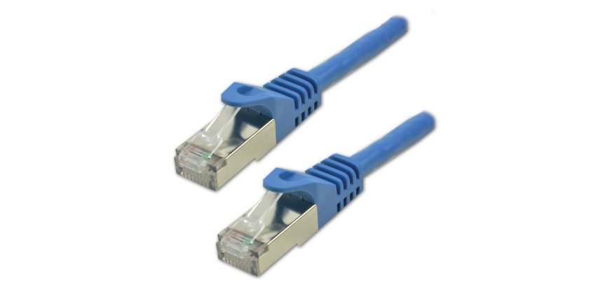MCL FCC7BMSHF-2M/B câble de réseau Bleu Cat7 S/FTP (S-STP)