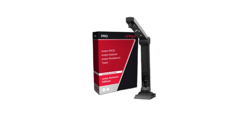 Silvercreations AG sceyeX A3 flash Scanner per foto 300 x 300 DPI Nero