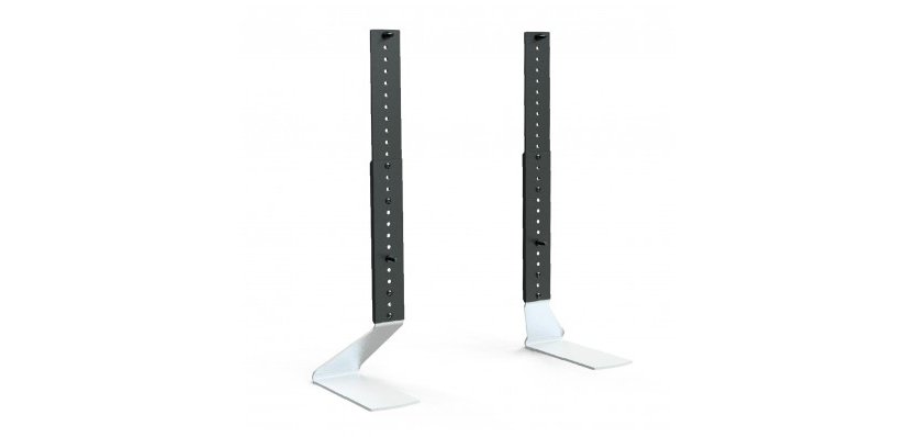 Erard FIT-UP XL Supporto TV a parete 165,1 cm (65") Nero, Argento