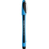 Stylo bille SLIDER MEMO à capuchon,pointe large,corps caoutchouc,encre indélébile Noire